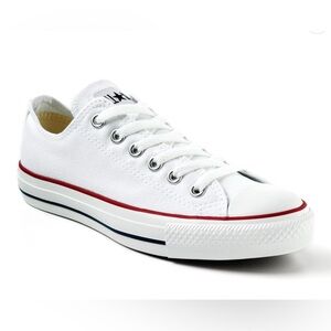 Converse All Stars Low White Unisex Sneakers Shoes M 5.5 W 7.5
